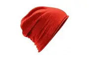 Beechfield Unisex Plain Jersey Beanie Hat (Red) (One Size)