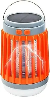 JR Joyreap 2 in 1 Solar Micro USB Electric Mosquito Insect Killer Flashlight Camping Lamp (Orange)