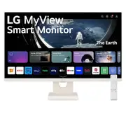 MyView 27 Inch Full HD IPS All-in-One Smart Monitor for Streaming with webOS - White - 27SR50F-W