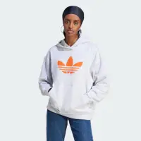 在飛比找Yahoo奇摩購物中心優惠-adidas 愛迪達 上衣 女款 長袖上衣 帽T 運動 三葉