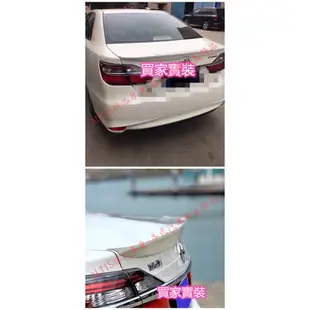 CAMRY 7代 7.5代 碳纖維 尾翼 壓尾 押尾 卡夢 水轉印 TRD 鴨尾 非 定風翼 擾流 後下巴 後保桿