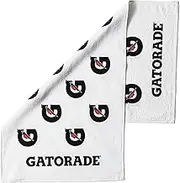 Gatorade G Towel, 22" x 42", Cotton, White/Black/Orange