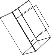COOPHYA Micro Landscape Terrarium Holder Sturdy Glass Tin Desktop Plant Container for DIY Moss Landscape Clear Design for Home Office and Garden Decor Creative Decorative Planter