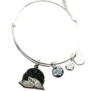 Alex and Ani Bracelet Harry Potter Snape Turn To Page 394 Charm Bangle in Box
