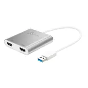 j5create JUA365 USB 3.0 to Dual HDMI Multi Monitor Adapter (JUA365)