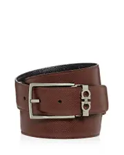 Salvatore Ferragamo Men's Gancini Keeper Reversible Leather Belt 115 cm / 46 in