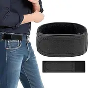 [beiqilian] No Buckle Invisible Stretch Belt Lazy Buckle-frees Adjustable Side Waist Belt Convenience Vel-cro Belt for Walking Work