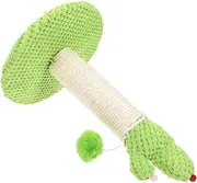 Cactus Cat Scratching Post Durable Reusable Kitten Scratcher for Indoor Cats Promotes Paw Health Exercise Safe Skin Friendly Material Tall Design