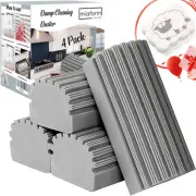 4-Pack Damp Clean Duster Sponge and 1- Pack Cellulose Dishwasher Sponge, Brush f