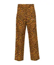 Palm Angels Cheetah-Printed Straight Leg Track Pants S,L,XXL,M Brown