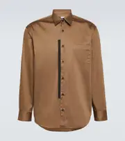 [GR10K] GR10K Cotton poplin shirt UK 16 brown
