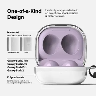 【Ringke】三星 Galaxy Buds 2 Pro /Buds 2 /Buds Pro /Live Hinge 藍牙耳機盒專用保護套防摔殼(Rearth)