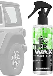 Tire Shine Spray | Auto Wheel Gloss Coating | 100ml Tire Foam Coating, Long Lasting Deep Black Shine, UV Protection and Dirt Cleaning for Cars Trucks