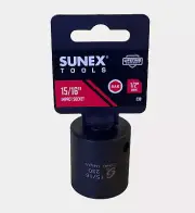 Sunex Tools 230 1/2" Drive, Standard Impact Socket, 15/16"