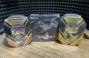 Pokemon TCG Pikachu V and Eevee V Powers Tins Weiss Schwarz AOT Booster Box