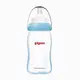 貝親 PIGEON日本 矽膠護層寬口母乳實感玻璃奶瓶(小)-藍[免運費]