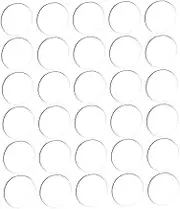 QUMIIRITY 30pcs Furniture Protector Pads Scratch Mats for Hardwood Floors Shockproof Table Leg Pads Transparent Flexible Design for All Chair Easy Various Surfaces