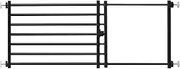 Pet Scene Dog Safety Gate Cat Fence Enclosure Safe Guard Doorway Stairs Security Barrier Retractable Puppy Low Containment Fencing, Adjustable from 60 to 108cm