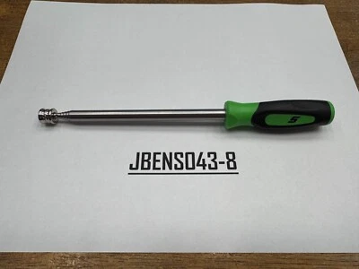 Snap-on Tools NEW GREEN Soft Grip Telescoping 2lb Magnetic Pick-Up Tool PTM2G