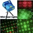 6 In 1 Mini Laser Party Lights with Music Sensor & Remote for Home Party