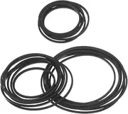 CIMAXIC Strong Rubber Cassette Belts 60pcs Cassette Player Drive Belts 1mm Square for Recording Machines