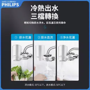 PHILIPS 飛利浦龍頭型淨水器 濾水器 飛利浦淨水器WP3811 廚下型淨水器 水龍頭 WP3877 WP3866