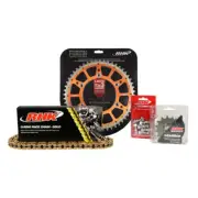 KTM 250 SXF Troy Lee Designs 2021-2021 RHK 15/51 Gold O-Ring Chain & Orange Fusi