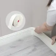 COUKIU Flexible Baseboard Molding Trim, Peel and Stick Rubber Wall Base Mould...