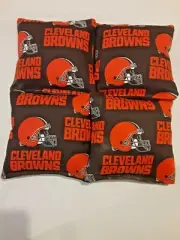 4 Cornhole Bag Set Corn Hole Cleveland Browns