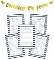Inkdotpot Gender Reveal Baby Shower Games Bundle With Coming Soon-2rM