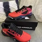 Under Armour UA Lockdown 6 Basketball Shoes Red/Black 3025616-600 Sz 10.5