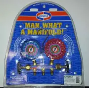 Man what Manifold! A/C mainifold gauges for R410A R22 R404A with 5' Hoses.