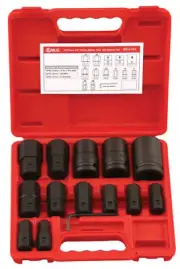 Genius Tools 14pc 3/4"Dr Metric InHex Bit Socket Set BS-614H