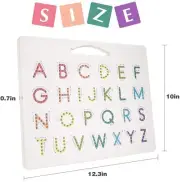 Kebo 2 in 1 Double Sided Magnetic Drawing Board Alphabet Letter Tracing Board