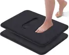 Memory Foam Bath Mat, (2 Pack) Non-Slip Back, 40X60 Cm Fleece Softness, Highly A