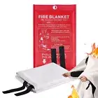 1x1m Fire Blanket High Heat Resistant Fire Safety Blanket Fire Retardant Blanket