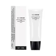 Skin Tone Adjusting CC Cream SPF 43 Makeup Color Correcting Cream Moisturizing Self Adjusting for Mature Skin