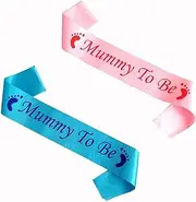 ShigKeu Mummy to Be Sash Baby Shower Satin Sash for Mum