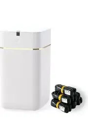 Airdeer Automatic Trash Can, 4 Gallon Self Sealing and Self-Changing Smart Trash