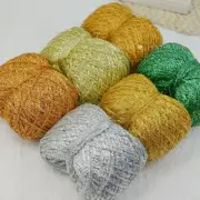 50g Glitter Sparkle Metallic Yarn for Knitting Crochet Thread Line Knit Bag