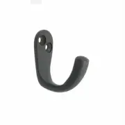 Zenith 40mm Matte Black Single Robe Hook