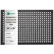 Envelor Anti Fatigue Rubber Floor Mat Non-Slip Restaurant Mat for Floors Bar ...