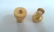 2pcs Gold BNC female jack to sma male plug RF coax adapter connector high quali