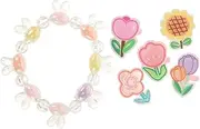 [DEARMAMY] 1 Set Jewelry Set Rings The Ring Little Girl Bracelet Sunflower Ring Girl Jewelry Beads Bracelet Decorative Bracelet Cute Bracelet Beaded Bracelet Plastic