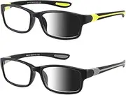 Wide Reading Glasses Blue Light Computer Readers Designer Sport Cheater Large Head Frame Photochromic Tinted Eyeglass
