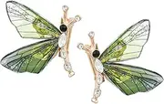 [Yardenfun] 2pcs Dragonfly Brooch Backpack Pin Dragonfly Pin Clothes Brooch Pin Dragonfly Clothes Brooch Suit Pin Clothing Badge Clothes Lapel Pin Shawl Brooch Pin Aesthetic Creative Brooch