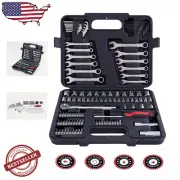 121-Piece Mechanic Tool Set with SAE & Metric Sockets - Ultimate Auto Repair Kit