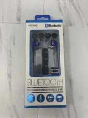 Sentry Bluetooth Earbuds & Mic, Blue, Brand New