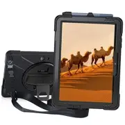 Tablet Case with 360 Rotating Strap and Stand Heavy For Surface go 1234 Black