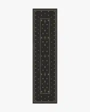 75' x 305' | Machine Washable Runner Rug | Kid & Pet Friendly | Indoor Rug | Alma Soft Black Rug | Ruggable